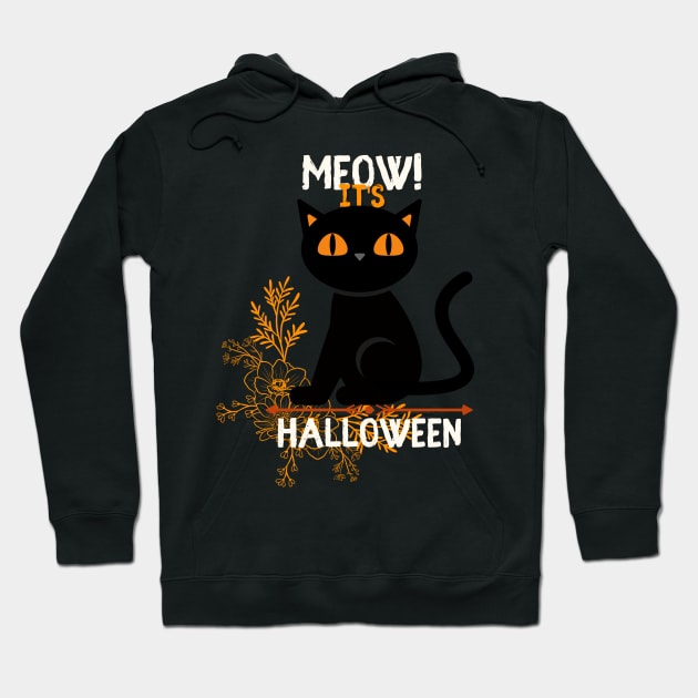 Meow! it's Halloween Hoodie by NICHE&NICHE